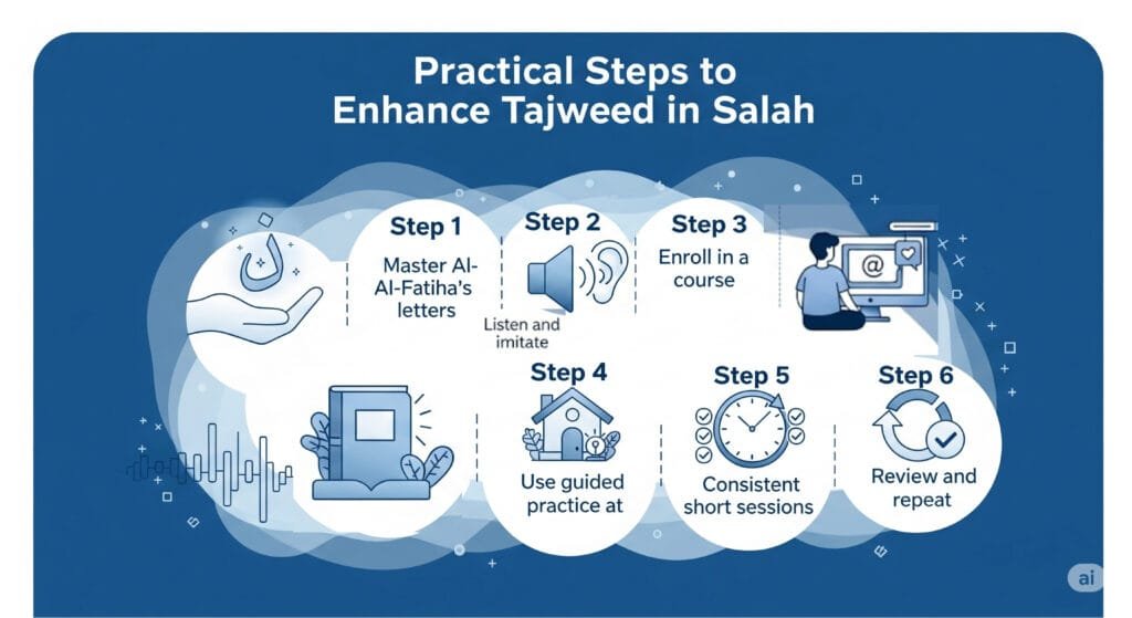 Practical Steps to Enhance Tajweed in Salah - Najam Academy