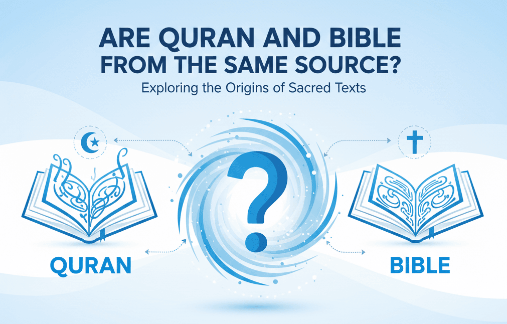 Are Quran and Bible from the Same Source