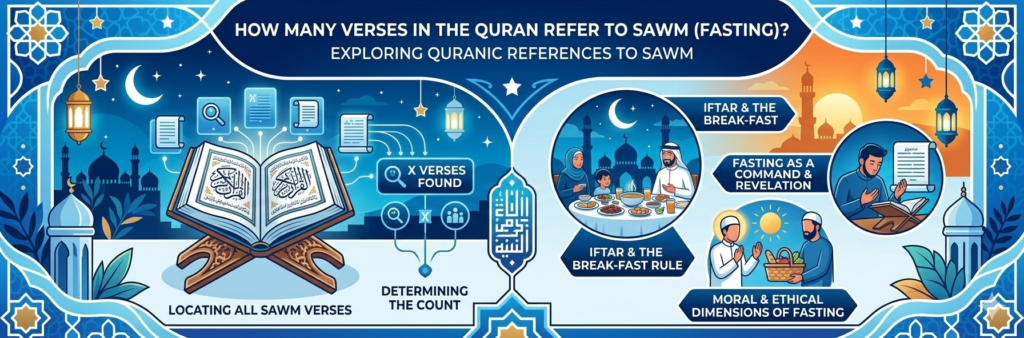 How Many Verses in the Quran Refer to Sawm (Fasting)?
